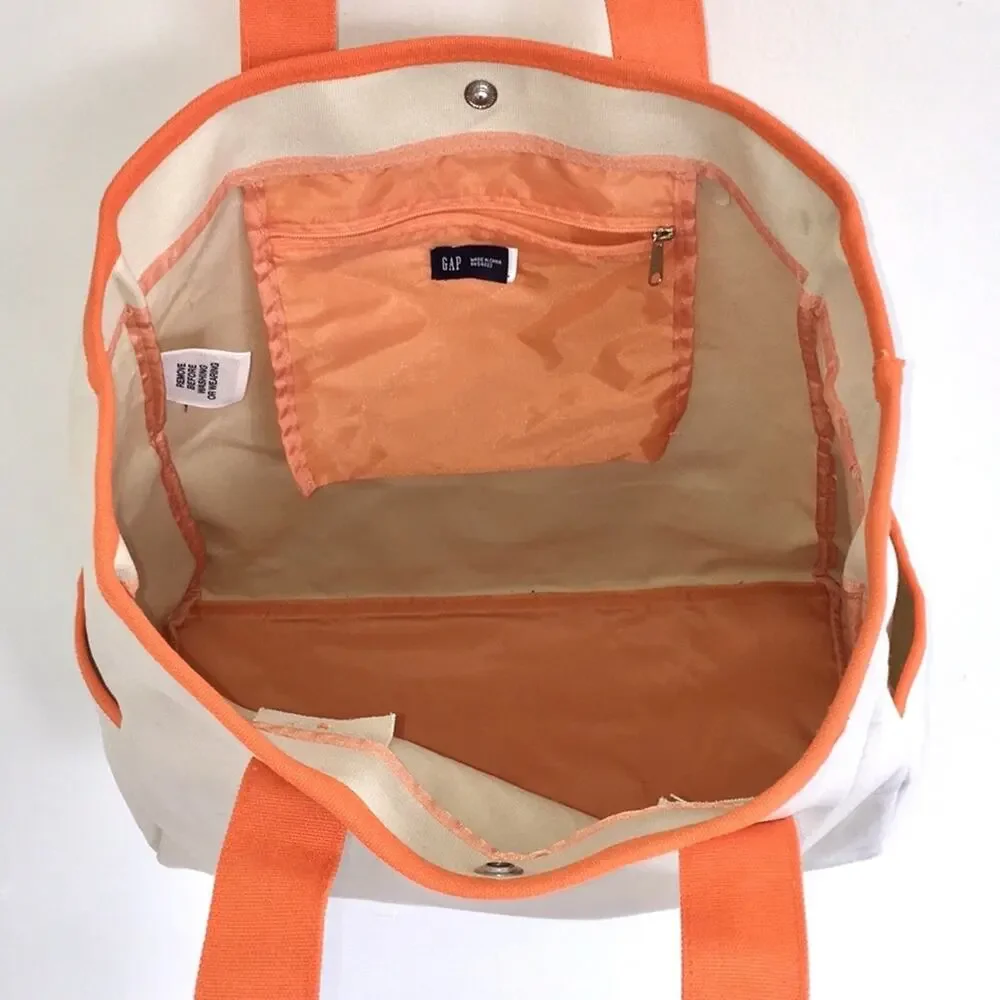 Gap jeans tote shoulder canvas bag EUC